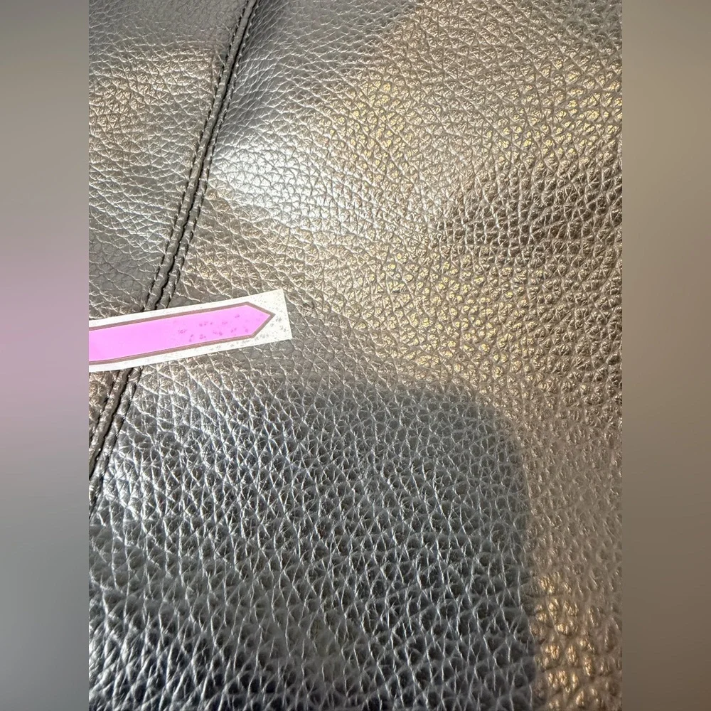 Steve Madden Black Pebbled Faux Leather Tote Bag | Everyday Carryall - Picture 14 of 14